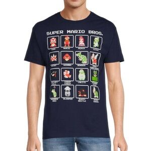 2/$20 NWT Nintendo Super Mario Bros Men’s tee size S cotton tee